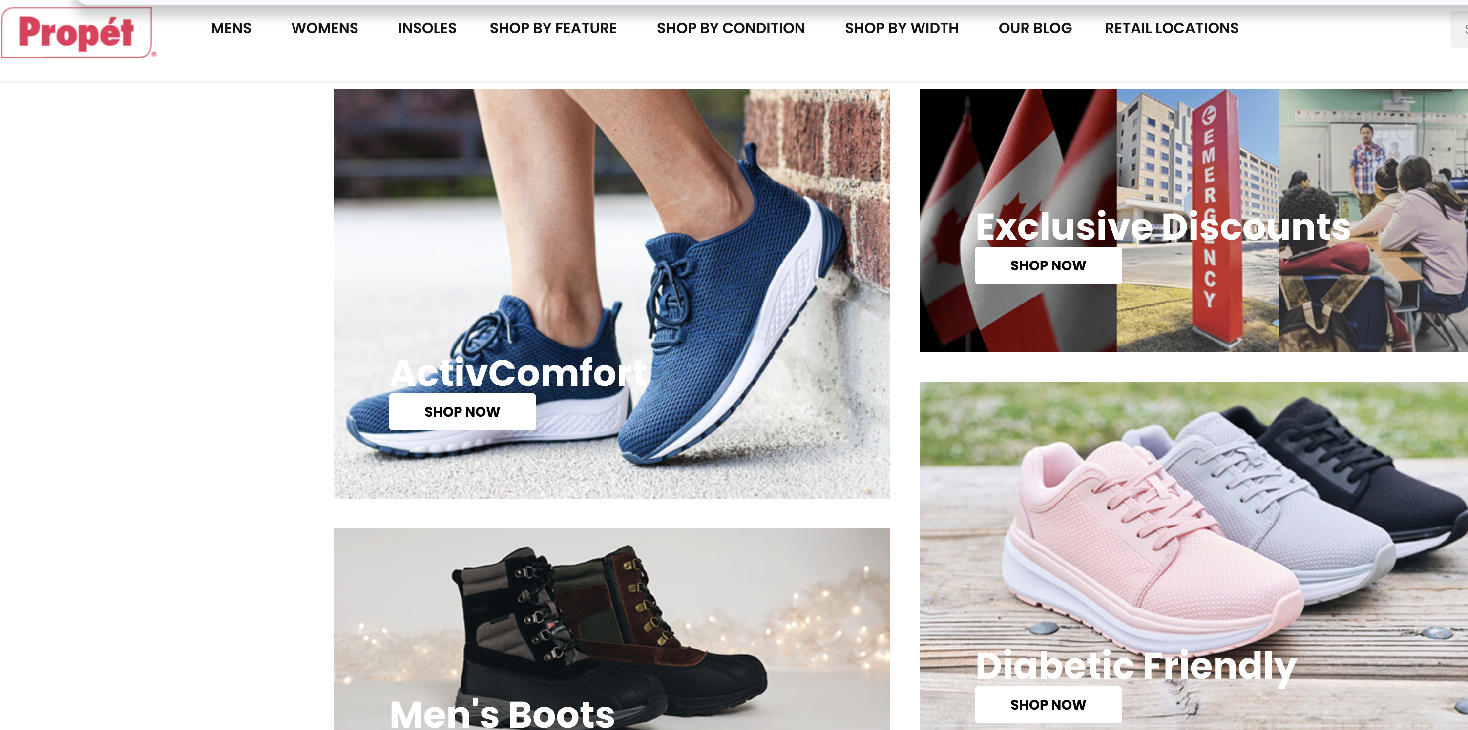 soulier fait au canada