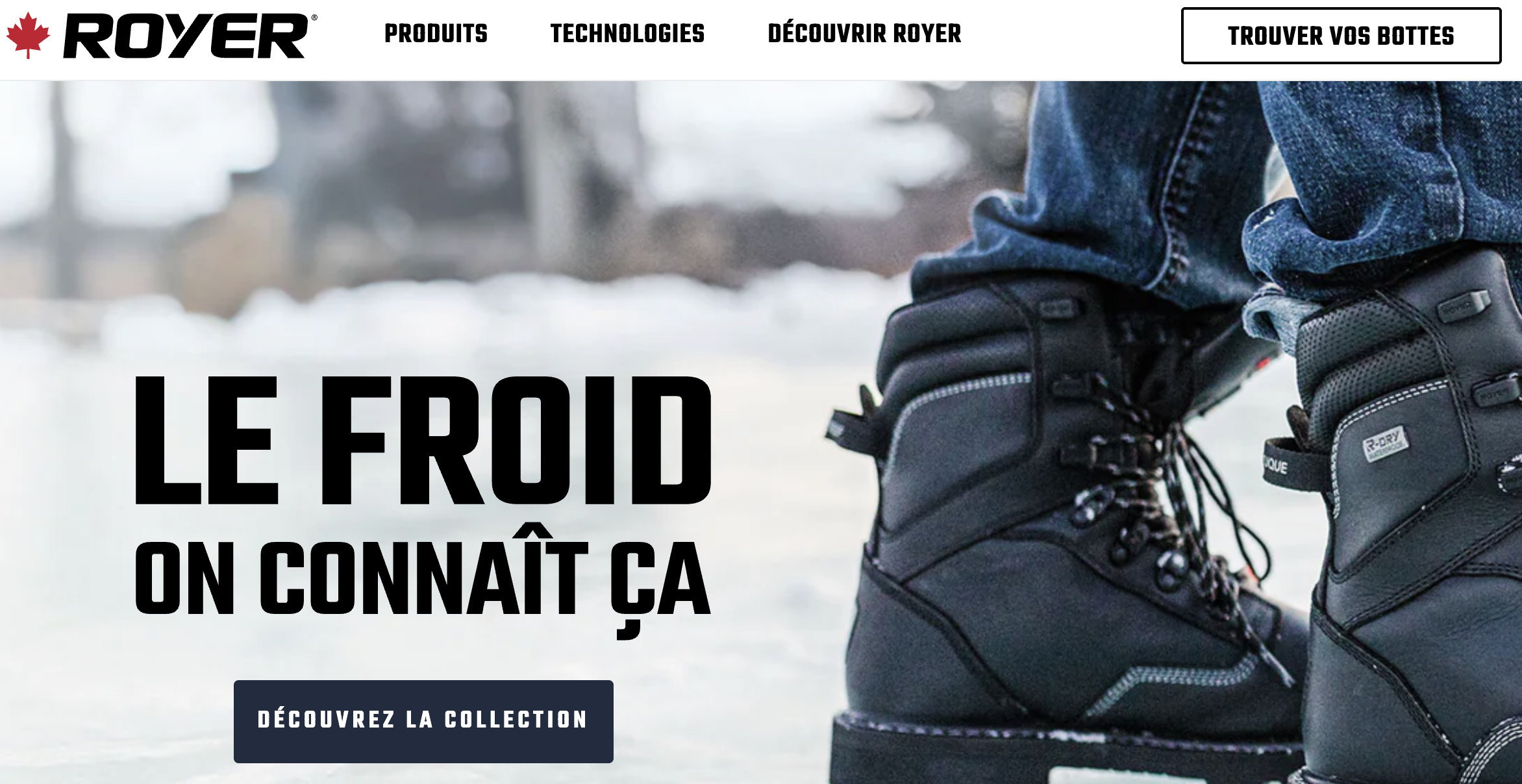 botte travail grand pied